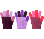 Перчатки одинарные детские "Цветные пальчики"